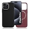 CROWNYX Magnetic Case for iPhone 15 Pro, Compatible With Wireless Charging, Ultra Slim Drop Resistant Cover, Anti-Slip, Carbon Fiber