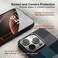 CROWNYX Magnetic Case for iPhone 15 Pro, Compatible With Wireless Charging, Ultra Slim Drop Resistant Cover, Anti-Slip, Carbon Fiber