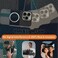 CROWNYX Magnetic Case for iPhone 16 Pro, Compatible With Wireless Charging, Ultra Slim Drop Resistant Cover, Anti-Slip, Carbon Fiber