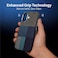 CROWNYX Magnetic Case for iPhone 16, Compatible With Wireless Charging, Ultra Slim Drop Resistant Cover, Anti-Slip, Carbon Fiber