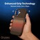 CROWNYX Magnetic Case for iPhone 16, Compatible With Wireless Charging, Ultra Slim Drop Resistant Cover, Anti-Slip, Carbon Fiber