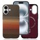 CROWNYX Magnetic Case for iPhone 16, Compatible With Wireless Charging, Ultra Slim Drop Resistant Cover, Anti-Slip, Carbon Fiber