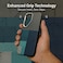 CROWNYX Magnetic Case for Samsung Galaxy S25 Ultra, Compatible With Wireless Charging, Ultra Slim Drop Resistant Cover, Anti-Slip, Carbon Fiber, Blue