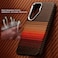 CROWNYX Magnetic Case for Samsung Galaxy S25 Ultra, Compatible With Wireless Charging, Ultra Slim Drop Resistant Cover, Anti-Slip, Carbon Fiber, Brown