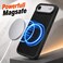 CROWNYX Premium Leather Case for iPhone 17 Air Magnetic Shockproof Cover, Anti-Scratch, Slim Protective Back with Raised Camera Protection (Black)