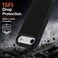 CROWNYX Premium Leather Case for iPhone 17 Air Magnetic Shockproof Cover, Anti-Scratch, Slim Protective Back with Raised Camera Protection (Black)