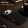 CROWNYX Premium Leather Case for iPhone 17 Pro Max Magnetic Shockproof Cover, Anti-Scratch, Slim Protective Back with Raised Camera Protection (Black)