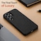 CROWNYX Premium Leather Case for Samsung Galaxy s26 Ultra Magnetic Shockproof Cover, Anti-Scratch, Slim Protective Back with Raised Camera Protection (Black)