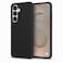 CROWNYX Premium Leather Case for Samsung Galaxy s25 Plus Magnetic Shockproof Cover, Anti-Scratch, Slim Protective Back with Raised Camera Protection (Black)