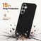 CROWNYX Premium Leather Case for Samsung Galaxy s26 Magnetic Shockproof Cover, Anti-Scratch, Slim Protective Back with Raised Camera Protection (Black)