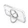 CROWNYX Clear Case for iPhone 16 Pro Cover with 360&deg; Spin Ring Stand, Compatible with Wireless Charging, Military-Grade Protection, Anti-Yellowing Transparent, Scratch-Resistant, Ultra Slim Case