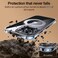 CROWNYX Clear Case for iPhone 16 Pro Cover with 360&deg; Spin Ring Stand, Compatible with Wireless Charging, Military-Grade Protection, Anti-Yellowing Transparent, Scratch-Resistant, Ultra Slim Case
