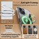 CROWNYX Clear Case for iPhone 15 Cover with 360&deg; Spin Ring Stand, Compatible with Wireless Charging, Military-Grade Protection, Anti-Yellowing Transparent, Scratch-Resistant, Ultra Slim Case