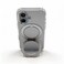 CROWNYX Clear Case for iPhone 17 Cover with 360&deg; Spin Ring Stand, Compatible with Wireless Charging, Military-Grade Protection, Anti-Yellowing Transparent, Scratch-Resistant, Ultra Slim Case