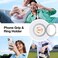 CROWNYX Clear Case for iPhone 17 Pro Cover with 360&deg; Spin Ring Stand, Compatible with Wireless Charging, Military-Grade Protection, Anti-Yellowing Transparent, Scratch-Resistant, Ultra Slim Case