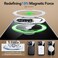 CROWNYX Clear Case for iPhone 16 Pro Max Cover with 360&deg; Spin Ring Stand, Compatible with Wireless Charging, Military-Grade Protection, Anti-Yellowing Transparent, Scratch-Resistant, Ultra Slim Case