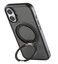 CROWNYX 360&deg; Magnetic Ring Stand Case for iPhone 17, Wireless Charging Compatible Slim Protective Cover, Rotating Metal Ring Kickstand, Shockproof Matte Finish, Camera Protection, Anti-Fingerprint