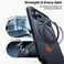 CROWNYX 360&deg; Magnetic Ring Stand Case for iPhone 17 Pro Max, Wireless Charging Compatible Slim Protective Cover, Rotating Metal Kickstand, Shockproof Matte Finish, Camera Protection, Anti-Fingerprint