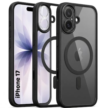 CROWNYX Premium Case for iPhone 17 with Built-In Camera Protection