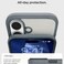 CROWNYX Premium Case for iPhone 17 with Built-In Camera Protection
