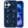 CROWNYX Luxury Glitter Case Compatible with iPhone 16, Magnetic Sparkle Rhinestone Diamond Protective Phone Cover with Camera Protection, Slim Shockproof Bling Case for Women and Girls