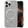 CROWNYX Luxury Glitter Case Compatible with iPhone 16 Pro, Magnetic Sparkle Rhinestone Diamond Protective Phone Cover with Camera Protection, Slim Shockproof Bling Case for Women and Girls