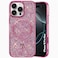 CROWNYX Luxury Glitter Case Compatible with iPhone 16 Pro Max, Magnetic Sparkle Rhinestone Diamond Protective Phone Cover with Camera Protection, Slim Shockproof Bling Case for Women and Girls