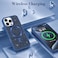 CROWNYX Luxury Glitter Case Compatible with iPhone 16 Pro Max, Magnetic Sparkle Rhinestone Diamond Protective Phone Cover with Camera Protection, Slim Shockproof Bling Case for Women and Girls