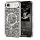 CROWNYX Luxury Glitter Case Compatible with iPhone 17 Air, Magnetic Sparkle Rhinestone Diamond Protective Phone Cover with Camera Protection, Slim Shockproof Bling Case for Women and Girls
