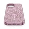 CROWNYX Luxury Glitter Case Compatible with iPhone 15, Magnetic Sparkle Rhinestone Diamond Protective Phone Cover with Camera Protection, Slim Shockproof Bling Case for Women and Girls