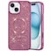 CROWNYX Luxury Glitter Case Compatible with iPhone 15, Magnetic Sparkle Rhinestone Diamond Protective Phone Cover with Camera Protection, Slim Shockproof Bling Case for Women and Girls