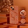 CROWNYX Luxury Glitter Case Compatible with iPhone 15, Magnetic Sparkle Rhinestone Diamond Protective Phone Cover with Camera Protection, Slim Shockproof Bling Case for Women and Girls