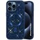 CROWNYX Luxury Glitter Case Compatible with iPhone 15 Pro Max, Magnetic Sparkle Rhinestone Diamond Protective Phone Cover with Camera Protection, Slim Shockproof Bling Case for Women and Girls