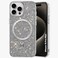 CROWNYX Luxury Glitter Case Compatible with iPhone 15 Pro Max, Magnetic Sparkle Rhinestone Diamond Protective Phone Cover with Camera Protection, Slim Shockproof Bling Case for Women and Girls