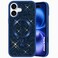 CROWNYX Luxury Glitter Case Compatible with iPhone 16 Plus, Magnetic Sparkle Rhinestone Diamond Protective Phone Cover with Camera Protection, Slim Shockproof Bling Case for Women and Girls