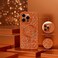 CROWNYX Luxury Glitter Case Compatible with iPhone 15 Pro, Magnetic Sparkle Rhinestone Diamond Protective Phone Cover with Camera Protection, Slim Shockproof Bling Case for Women and Girls