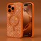 CROWNYX Luxury Glitter Case Compatible with iPhone 15 Pro, Magnetic Sparkle Rhinestone Diamond Protective Phone Cover with Camera Protection, Slim Shockproof Bling Case for Women and Girls