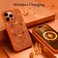 CROWNYX Luxury Glitter Case Compatible with iPhone 15 Pro, Magnetic Sparkle Rhinestone Diamond Protective Phone Cover with Camera Protection, Slim Shockproof Bling Case for Women and Girls