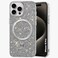 CROWNYX Luxury Glitter Case Compatible with iPhone 15 Pro, Magnetic Sparkle Rhinestone Diamond Protective Phone Cover with Camera Protection, Slim Shockproof Bling Case for Women and Girls