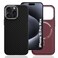 CROWNYX Magnetic Case for iPhone 15 Pro Max, Compatible With Wireless Charging, Ultra Slim Drop Resistant Cover, Anti-Slip, Carbon Fiber