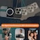 CROWNYX Magnetic Case for iPhone 15 Pro Max, Compatible With Wireless Charging, Ultra Slim Drop Resistant Cover, Anti-Slip, Carbon Fiber