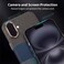 CROWNYX Magnetic Case for iPhone 17, Compatible With Wireless Charging, Ultra Slim Drop Resistant Cover, Anti-Slip, Carbon Fiber