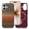 CROWNYX Magnetic Case for iPhone 17, Compatible With Wireless Charging, Ultra Slim Drop Resistant Cover, Anti-Slip, Carbon Fiber