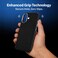 CROWNYX Magnetic Case for iPhone 16, Compatible With Wireless Charging, Ultra Slim Drop Resistant Cover, Anti-Slip, Carbon Fiber
