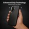 CROWNYX Magnetic Case for Samsung Galaxy S25, Compatible With Wireless Charging, Ultra Slim Drop Resistant Cover, Anti-Slip, Carbon Fiber, Black