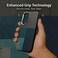 CROWNYX Magnetic Case for Samsung Galaxy S25, Compatible With Wireless Charging, Ultra Slim Drop Resistant Cover, Anti-Slip, Carbon Fiber, Blue