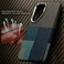CROWNYX Magnetic Case for Samsung Galaxy S25, Compatible With Wireless Charging, Ultra Slim Drop Resistant Cover, Anti-Slip, Carbon Fiber, Blue