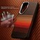 CROWNYX Magnetic Case for Samsung Galaxy S25, Compatible With Wireless Charging, Ultra Slim Drop Resistant Cover, Anti-Slip, Carbon Fiber, Brown