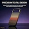 CROWNYX Magnetic Case for iPhone 17 Pro, Compatible With Wireless Charging, Ultra Slim Drop Resistant Cover, Anti-Slip, Carbon Fiber