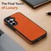 CROWNYX Premium Leather Case for Samsung Galaxy s26 Plus Magnetic Shockproof Cover, Anti-Scratch, Slim Protective Back with Raised Camera Protection (Orange)